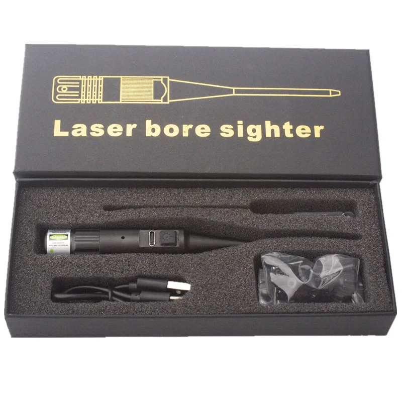 Kit de mira de orificio verde/rojo 12 adaptadores de.177.22 a 12GA Colimador láser universal Boresighter - imagen 3