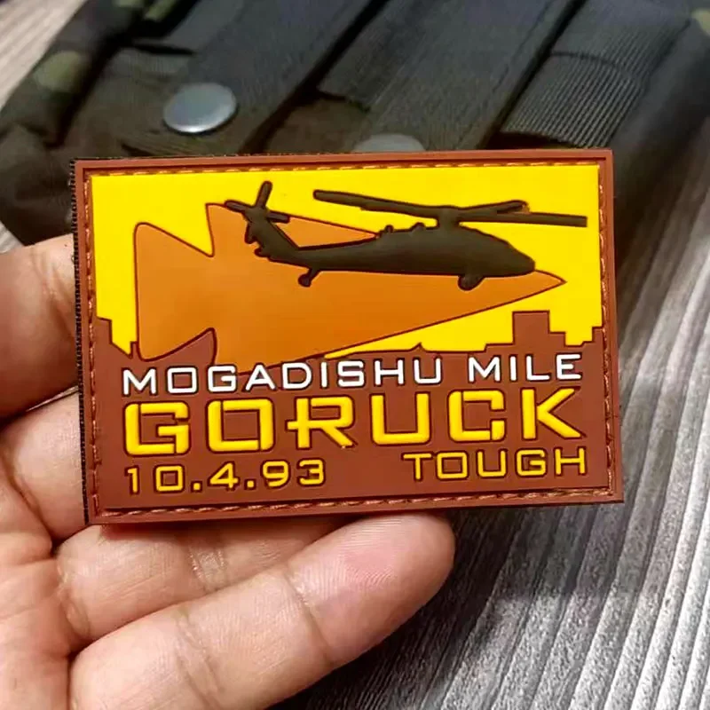 Parches tácticos militares de PVC con respaldo de gancho para ropa, insignias de moral, Parche de mochila - imagen 4