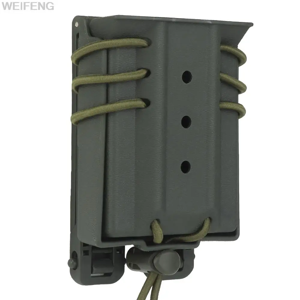 Bolsa táctica Molle M4 de 5,56mm y 7,62mm para revistas, funda magnética militar de tracción rápida, soporte para caza Airsoft - imagen 2