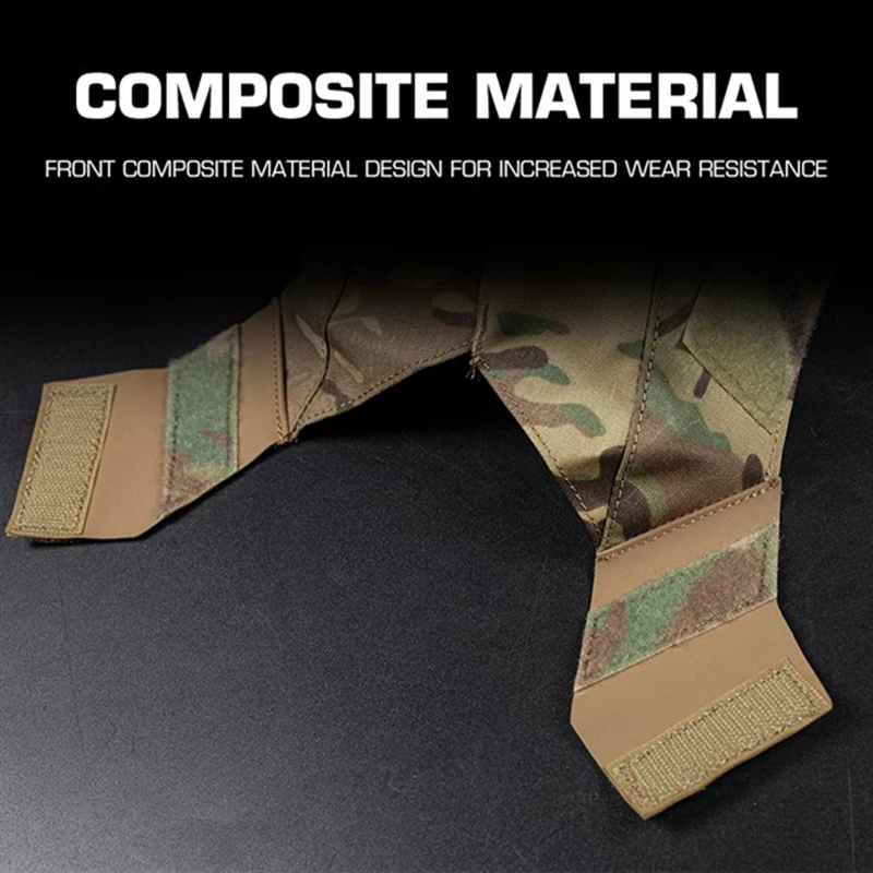 Cubierta de casco táctico para cascos de caza MK Hlemet Airsoft, tela ligera y transpirable de liberación rápida - imagen 4