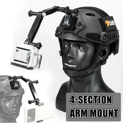 Montaje brazo casco FAST Airsoft para teléfonos cámaras acción FPV