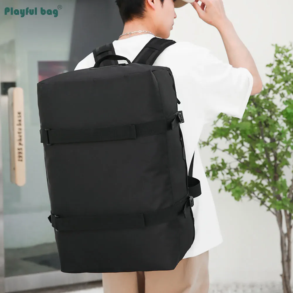 Bolsa de equipaje de gran capacidad, mochila para monopatín, Snowboard, bolso de hombro de viaje al aire libre para hombre AVA312 - imagen 3