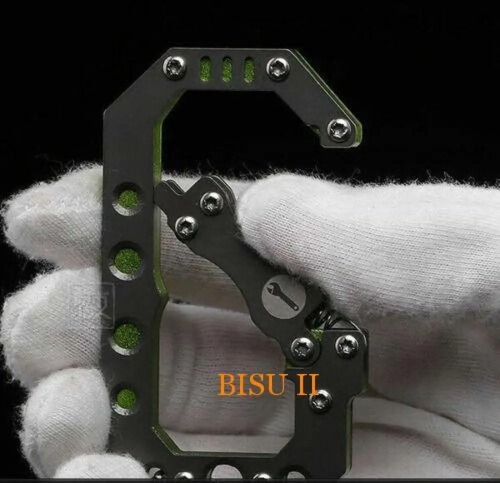 LLavero de mochila multifunción para exteriores, gancho de anillo, hebilla de bloqueo de seguridad para escalada, hebilla de liberación rápida EDC - imagen 5