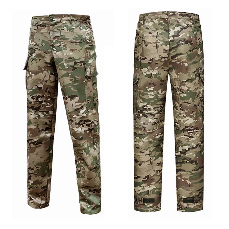 Uniforme de camuflaje al aire libre para hombre, chaquetas tácticas, ropa de entrenamiento, traje de Safari, pantalones, Airsoft, ropa de caza resistente al desgaste - imagen 4