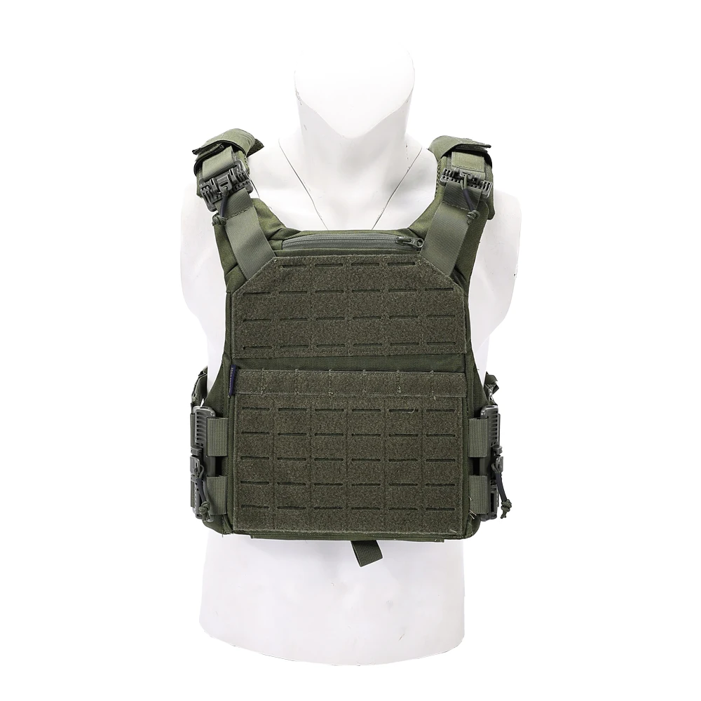 Nuevo Chaleco táctico de liberación rápida MOLLE, chaleco protector impermeable y resistente al desgaste, chaleco de entrenamiento, equipo de caza Airsoft - imagen 4