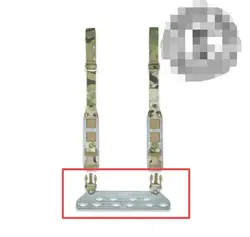Módulo MOLLE táctico con fijación para portaplacas y chalecos