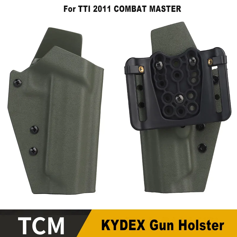 Funda de pistola táctica Kydex para TTI 2011, funda de pistola militar, cinturón de cintura, accesorios de caza y Tiro