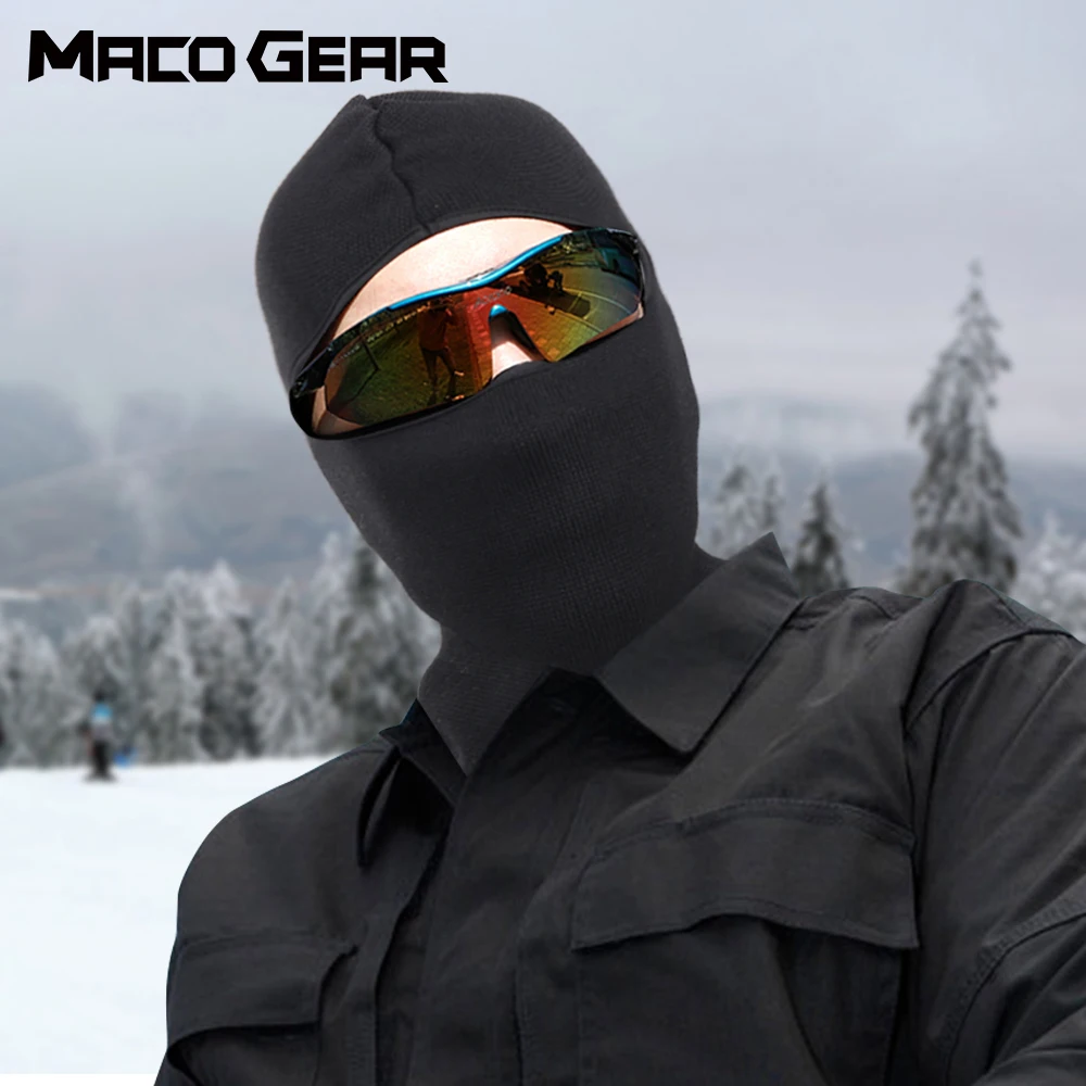 Pasamontañas de forro polar para hombre y mujer, máscara de escudo térmico, bufanda cálida, capucha deportiva para ciclismo, senderismo, esquí, bicicleta, Snowboard, cubierta de cara completa, Invierno - imagen 3