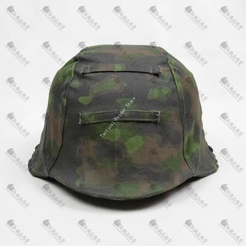 Cubierta casco M35 camuflaje textil paño borde antiniebla M42 - imagen 4