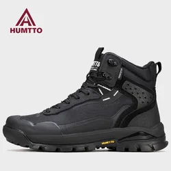Zapatos de senderismo HUMTTO para hombre, zapatos de escalada para deportes al aire libre de invierno, botas de viaje al tobillo, botas de caza, zapatillas de Trekking cálidas para exteriores