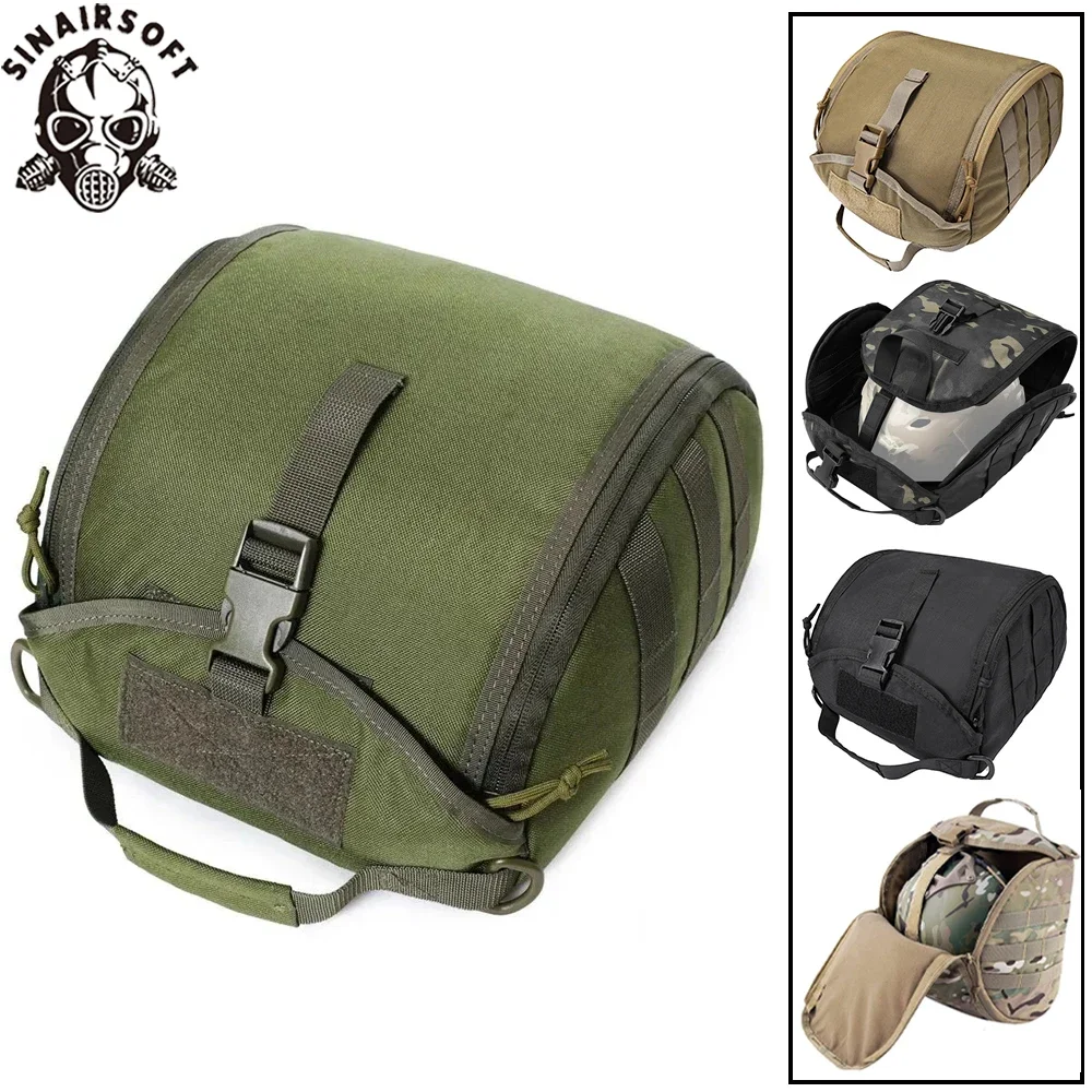 Bolsa táctica para casco, para deportes, caza, tiro, cascos de combate, almacenamiento Molle multiusos, bolsa de transporte - imagen 2