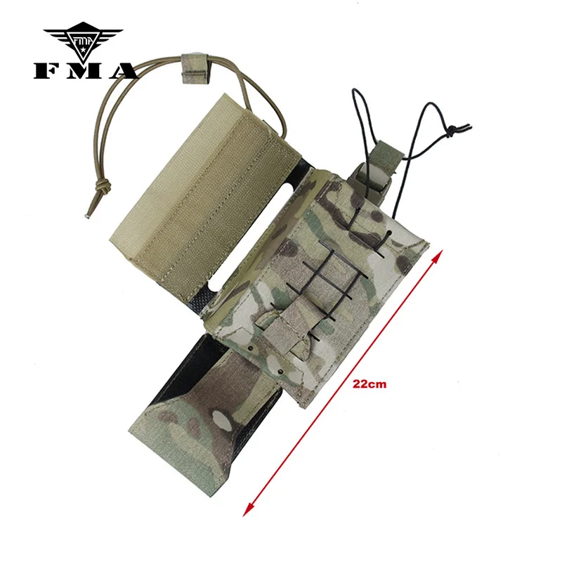 FMA-bolsa táctica 148/152, bolsa de Radio Multicam para exteriores, Airsoft, SPC, chaleco táctico - imagen 3