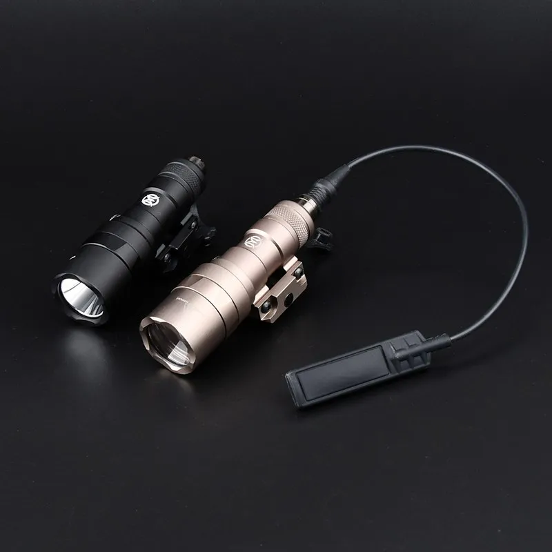 Wadsn-linterna táctica M300C m300, Mini foco LED de Metal M300c, 510 lúmenes, potente luz de explorador de caza al aire libre, ajuste de riel de 20MM - imagen 4