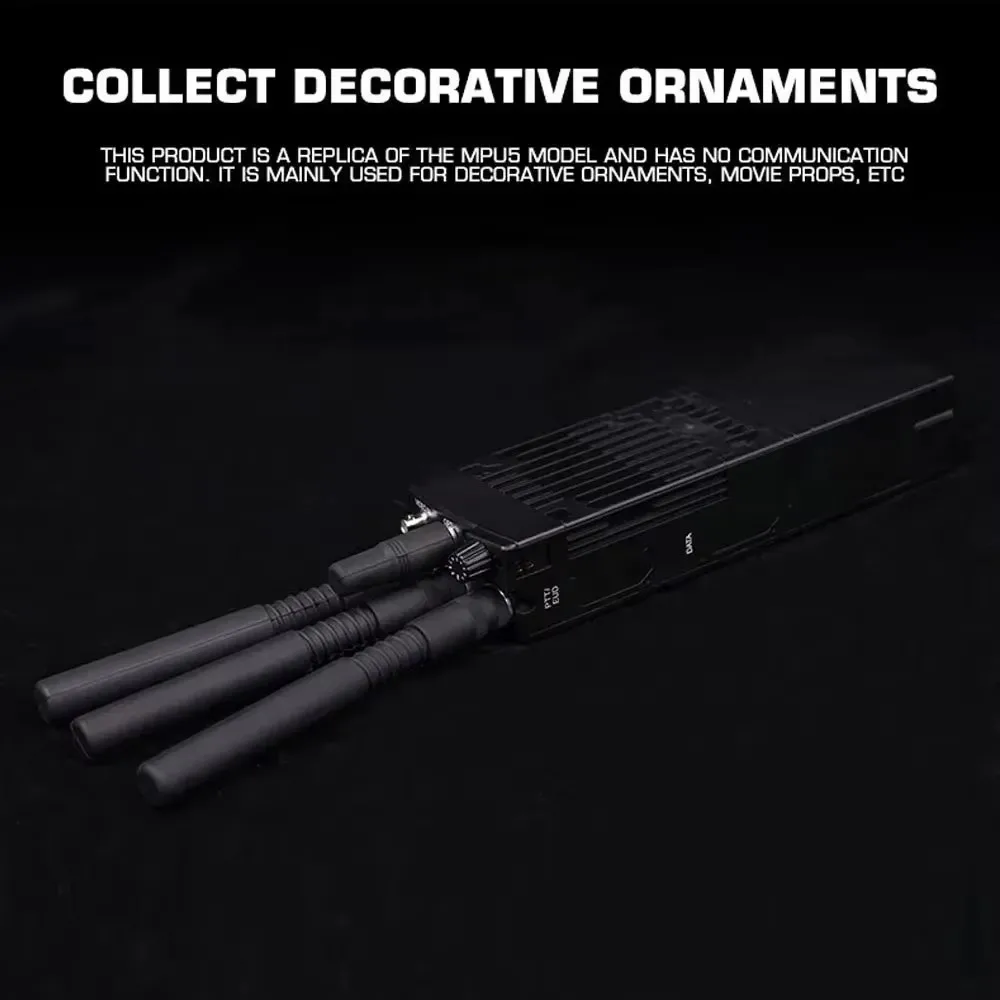 Modelo simulado de Radio táctica MPU5, funda para walkie-talkie DIY para fanáticos del juego de guerra Airsoft al aire libre - imagen 4