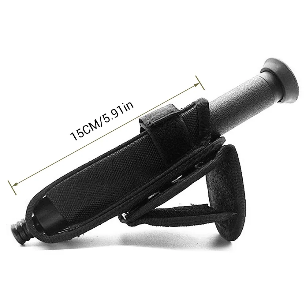 Bolsa de soporte de bastón con rotación de 360 grados, funda de palo extensible, funda táctica Molle de nailon para palo de defensa telescópico al aire libre - imagen 2