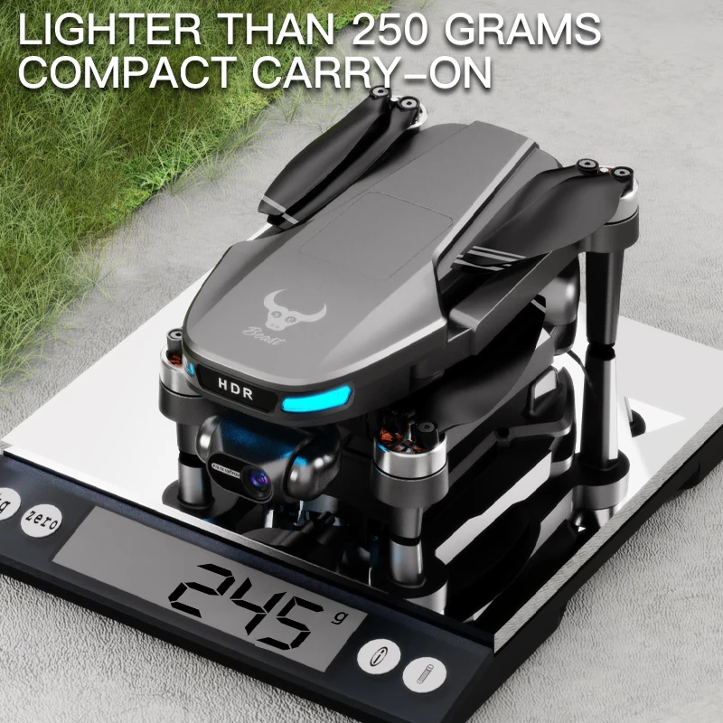 ZLL SG109 Max2 Dron cardán estabilizado de 3 ejes 360 °   Aeronave plegable para niños con cámara HD 8K para evitar obstáculos con láser - imagen 3