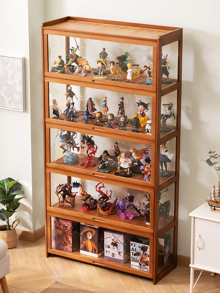 Vitrina de acrílico hecha a mano, estante de exhibición de LEGO, modelo de producto no de vidrio, armario de cigarrillos de juguete - imagen 5