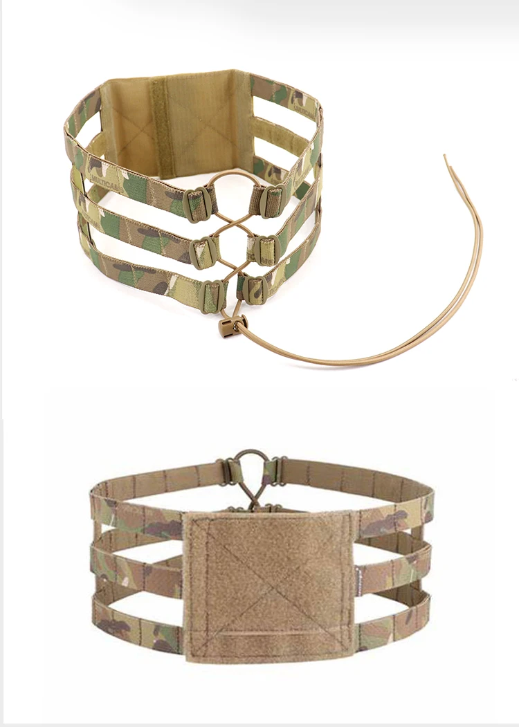 Chaleco táctico CP AVS faja esquelética de 3 bandas Molle cintura envolvente de Triple lado - imagen 5