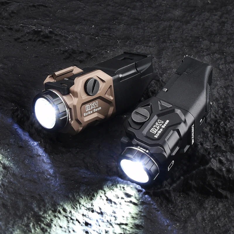 WADSN-linterna táctica PX1 de alta potencia, pistola de caza Airsoft, luz de explorador, 800 lúmenes, compatible con riel Picatinny de 20mm y riel de pistola - imagen 2
