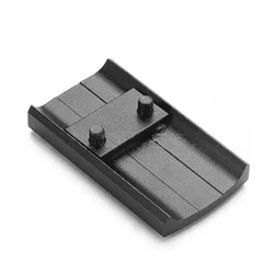 Placa de montaje Picatinny ajuste vertical horizontal para rifle caza