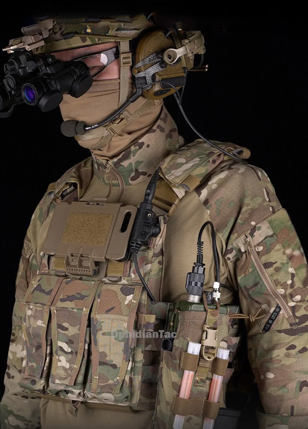 OphidianTac AVS MBAV chaleco multifuncional entrenamiento de caza sistema Molle protector accesorios Paintball equipo al aire libre - imagen 3