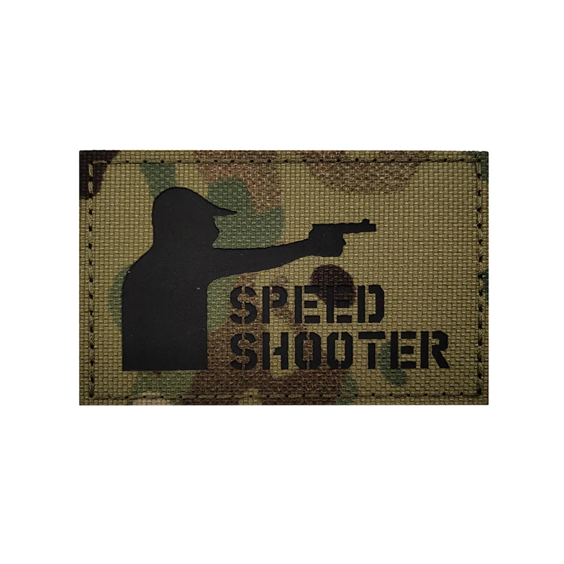 Parche para brazalete con insignia de calavera con personalidad de camuflaje grabado láser reflectante infrarrojo IR - imagen 4