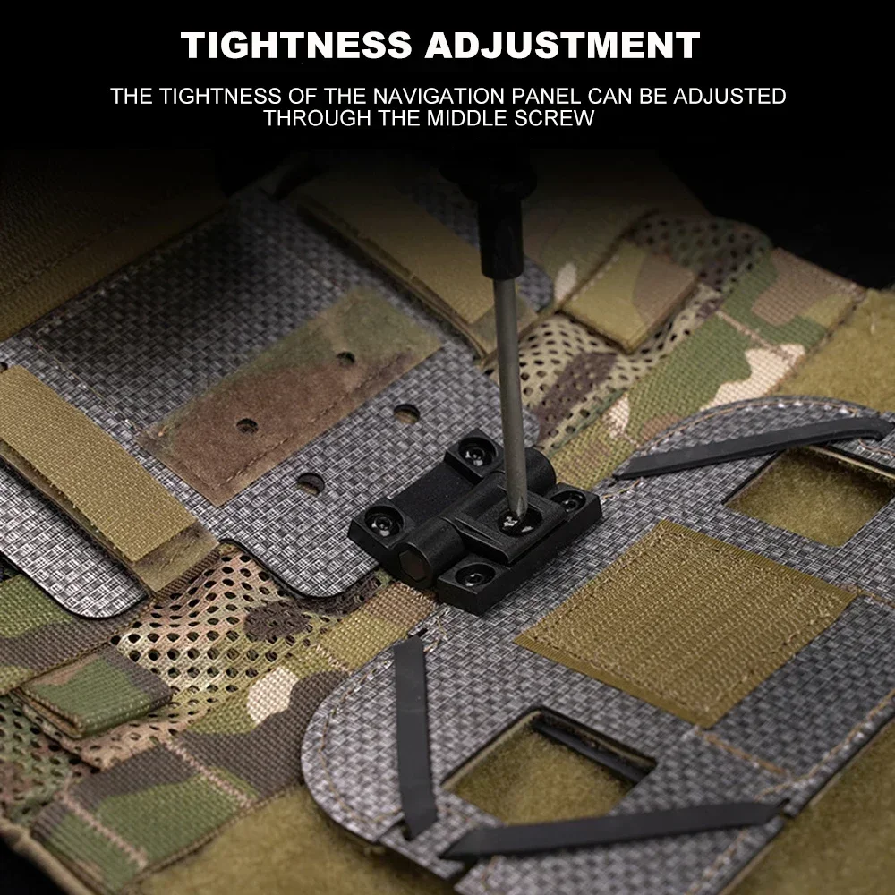 Chaleco de caza para el pecho, tablero de navegación para teléfono, bolsa Molle, aparejo para el pecho, soporte para teléfono, funda plegable para mapa al aire libre, equipo Airsoft - imagen 5