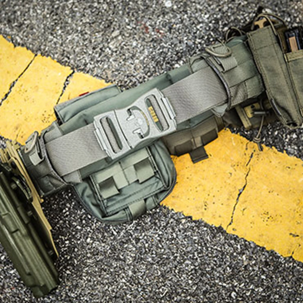 Emersongear MOLLE cinturones de patrulla acolchados correa de cintura táctica Airsoft caza cinturón de combate senderismo Camping al aire libre Nylon - imagen 2