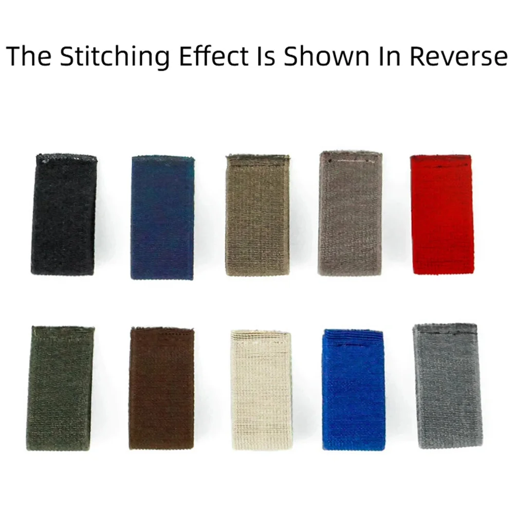 10 Uds. Nuevo cinturón y pantalones gruesos, bucles elásticos de retención, 4cm de largo, 2cm de ancho, elástico de sarga comprimida, multicolor - imagen 2