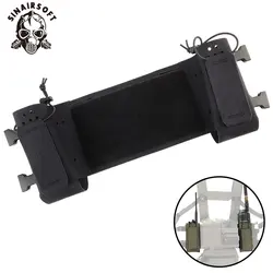 Chasis de expansión táctica mejorado de plataforma de pecho MK4 con bolsas de revistas MOLLE MK3 MK4 D3CRM accesorios de perfil bajo SINAIRSOFT