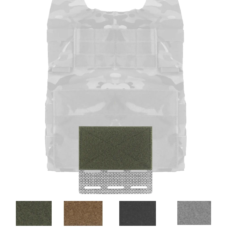 Sujetadores tácticos de gancho y anillo Molle, paneles de ajuste, Panel lateral extendido Molle Universal, sujetadores de fijación para chaleco, paneles de ajuste