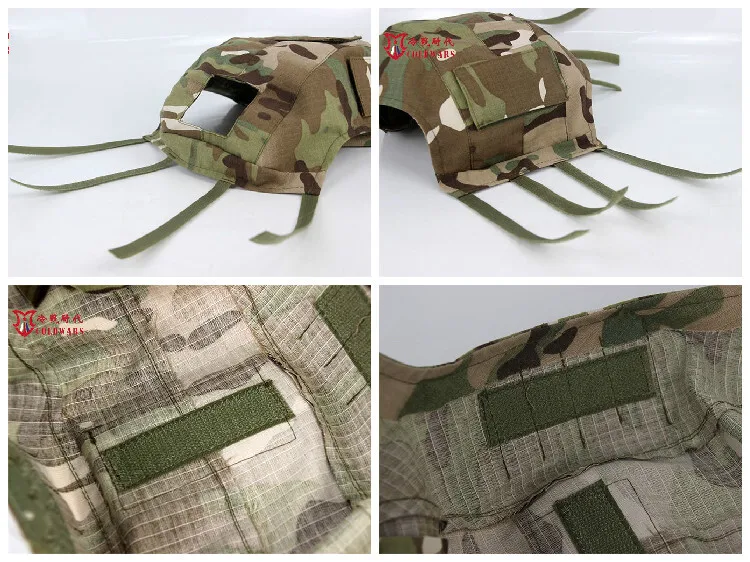 Funda táctica para casco TOR ruso, tela para casco, piel SSO, todo terreno, EMR MOX - imagen 3