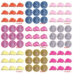 Parche bordado bola discoteca – 10 appliques para chaqueta o equipamiento