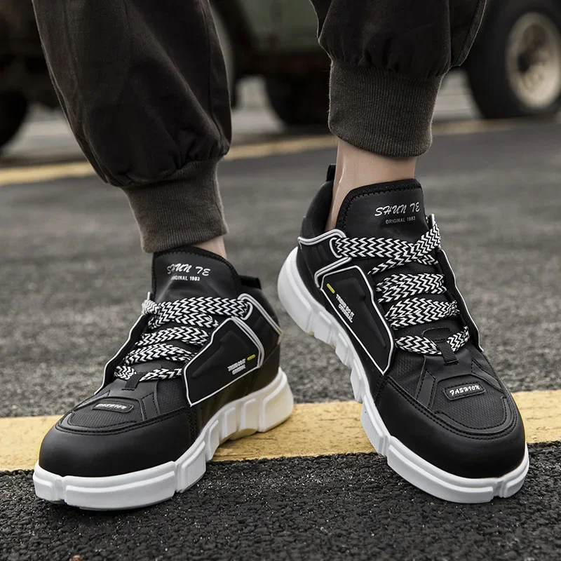 Zapatos de trabajo ligeros para hombres y mujeres, zapatillas de trabajo, botas a prueba de perforaciones, zapatos indestructibles, zapatos de seguridad transpirables con punta de acero - imagen 4