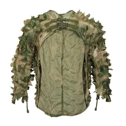 Capa Ghillie camuflaje táctico transpirable para caza
