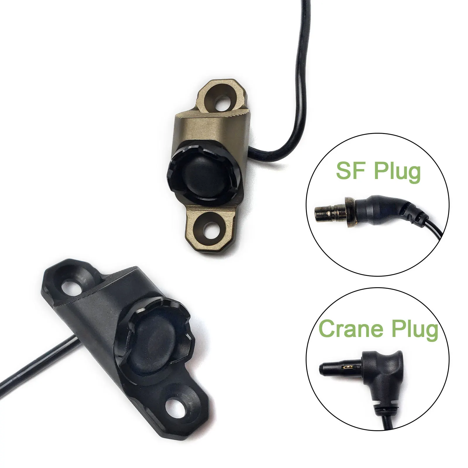 Interruptor de presión ModButton táctico, riel de 20mm para linterna M300 M600 NGALPEQ15, Control de botón caliente, interruptor Romote SOTAC-GEAR - imagen 4