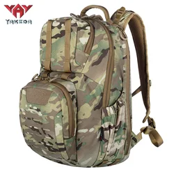 Mochila táctica YAKEDA de 26L, mochila de camuflaje Molle para exteriores, bolsa de asalto, senderismo, Camping, caza, viaje, mochila para montar