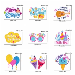 Parche bordado positivo dibujos animados – para planchar o coser