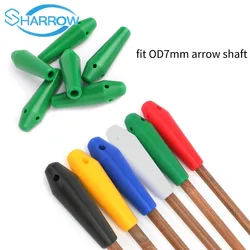 Silbato tiro con arco y puntas anchas nailon 7mm eje bambú
