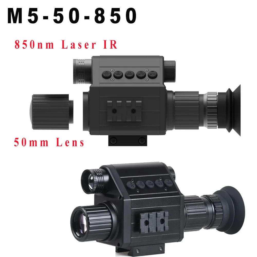 Mira telescópica Digital M5, visión nocturna, Monocular infrarrojo, láser de 950nm, IR, 1080P, grabación de vídeo y fotografía para vigilancia de caza - imagen 3