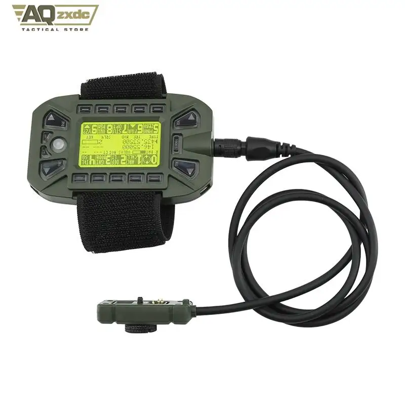 AQzxdc PRC-152 caja de modelo de Radio simulada modelo KDU sin función para DIY Aksesori PRC Taktis adaptador KDU modelo PRC 148 152 - imagen 5