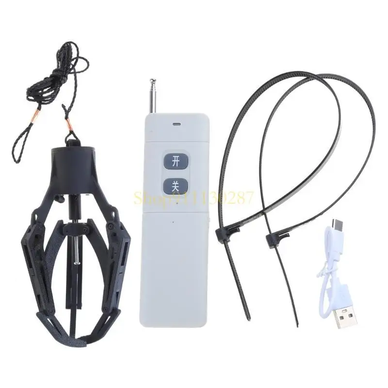 J1HC UAV Mecánico Claw Control remoto Ganque agarre mecánico, dispositivo universal airdrop para rescates pesca - imagen 3