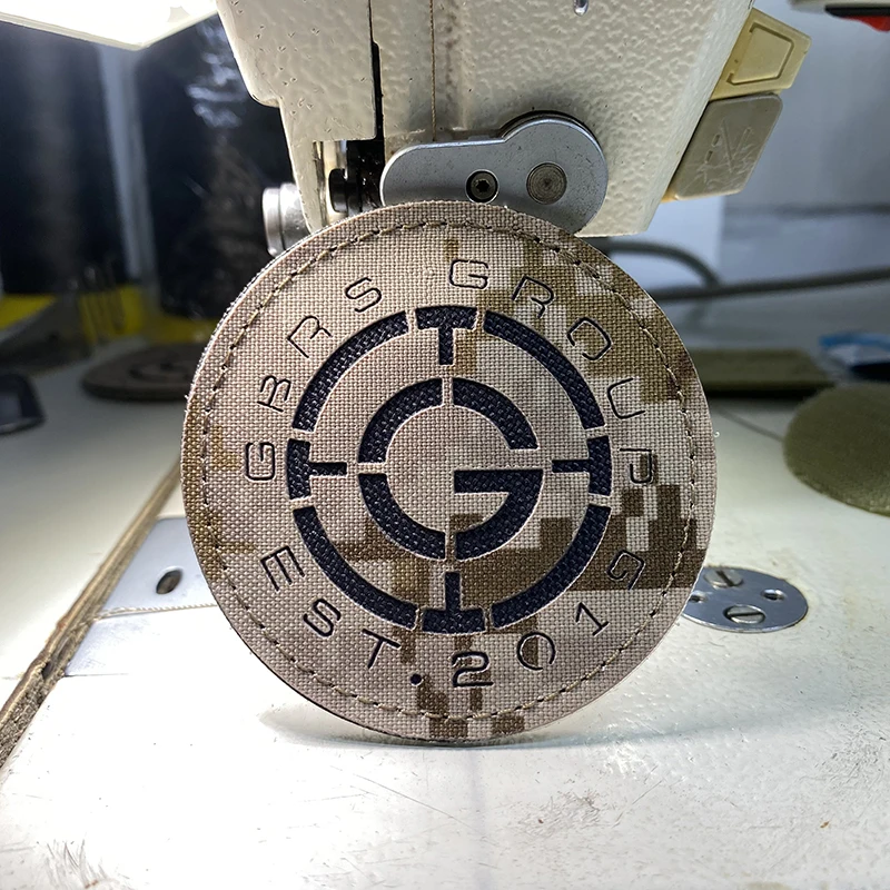 Brazalete de nailon mate con parche mágico cortado con láser estilo GBRS de 3 pulgadas - imagen 3