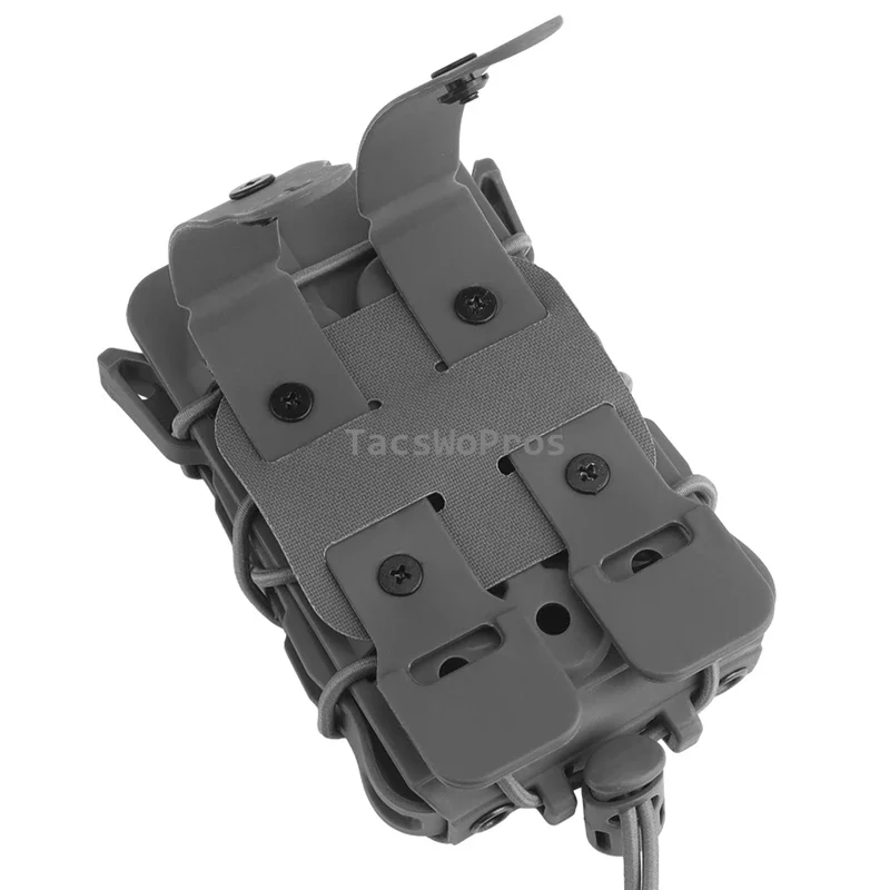 Tiro 5,56 7,62 MM bolsa de una sola revista táctica caza deportes cinturón pistolas Molle Mag Pouces para M4 AR15 M16 AK - imagen 4