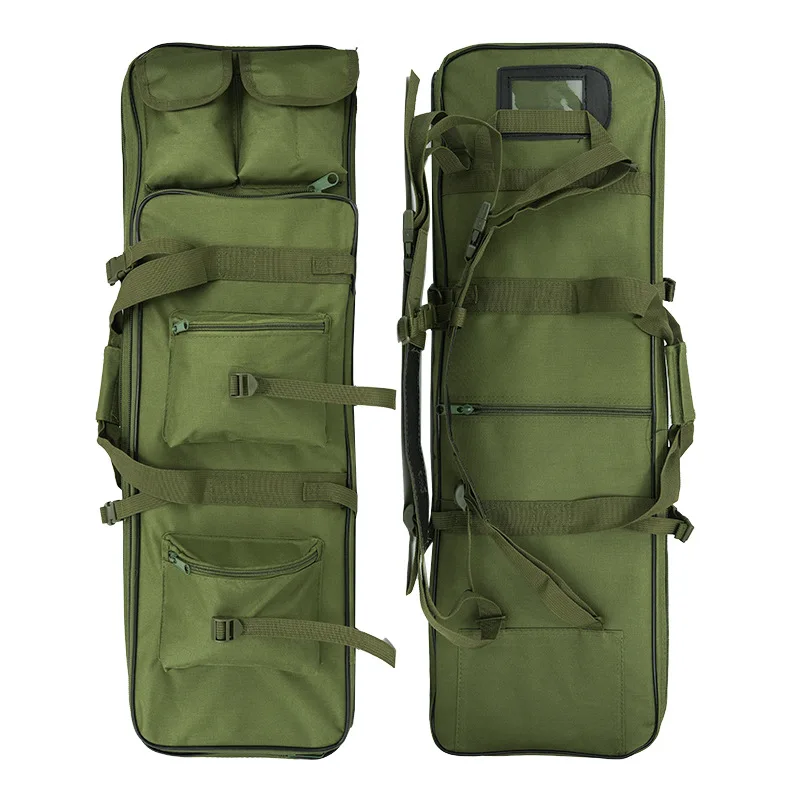 Bolsa de caza de 85cm, 95cm y 120cm, bolsa de transporte cuadrada para Rifle, funda protectora táctica para pistola de doble carabina, mochila con correa para el hombro - imagen 5