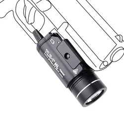 TR-1 Linterna táctica LED alta potencia luz intermitente