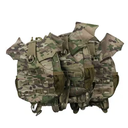 Mochila táctica camuflaje compacta para viajes de aire libre