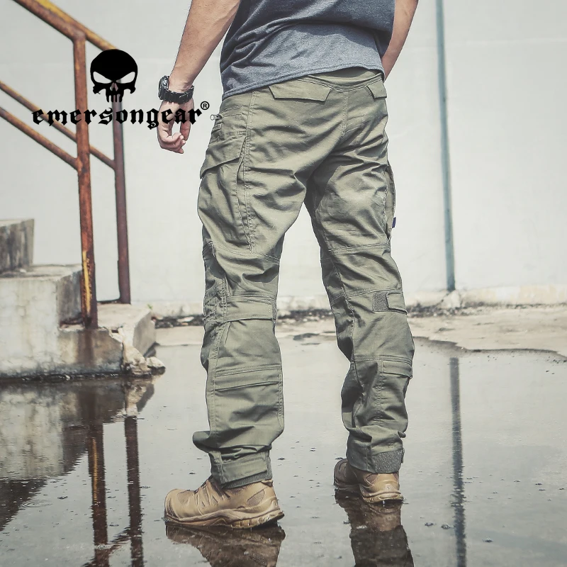 EMERSONGEAR, pantalones tácticos de combate E4 para hombre, pantalones Cargo para hombre, pantalones de entrenamiento para deportes al aire libre, juego de guerra, tiro, senderismo, Camping - imagen 4