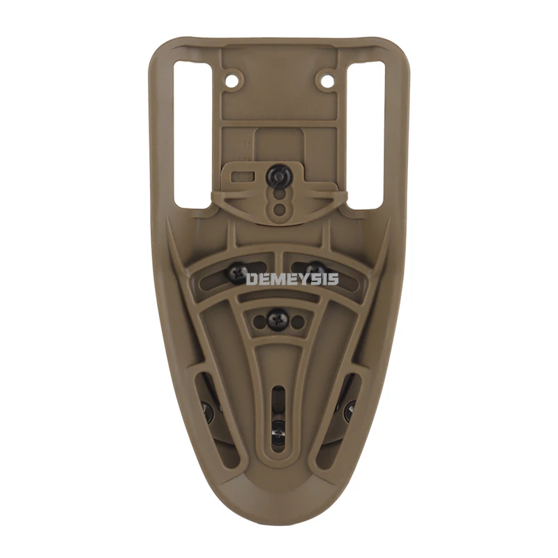 Adaptador de fundas tácticas, Base de montaje de funda para pistola de caza giratoria de 360 grados, accesorios de funda Modular para Paintball Airsoft - imagen 4