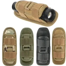 Funda linterna táctica MOLLE nailon para cinturón y chaleco